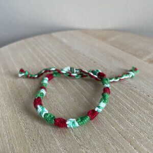 Melina Bracelet, anklet, trendy, comfortable, tie, embroidery thread, woven, gif